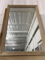 22"x28" Wood Framed Mirror