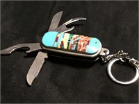 Native Style Miniature Inlay 4 Blade Pocket Knife