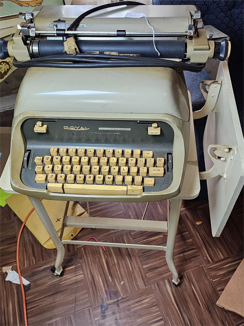 MCM Royal Typewriter & Typewriter stand
