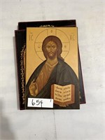 Vintage Religious Wooden Pictures