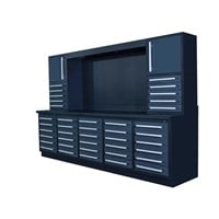 TMG 10' 30-Drawer Workbench Cabinet Combo
