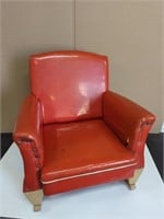 Retro orange mini rocker chair