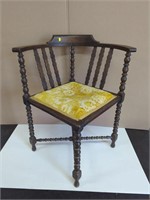 Wooden corner chair