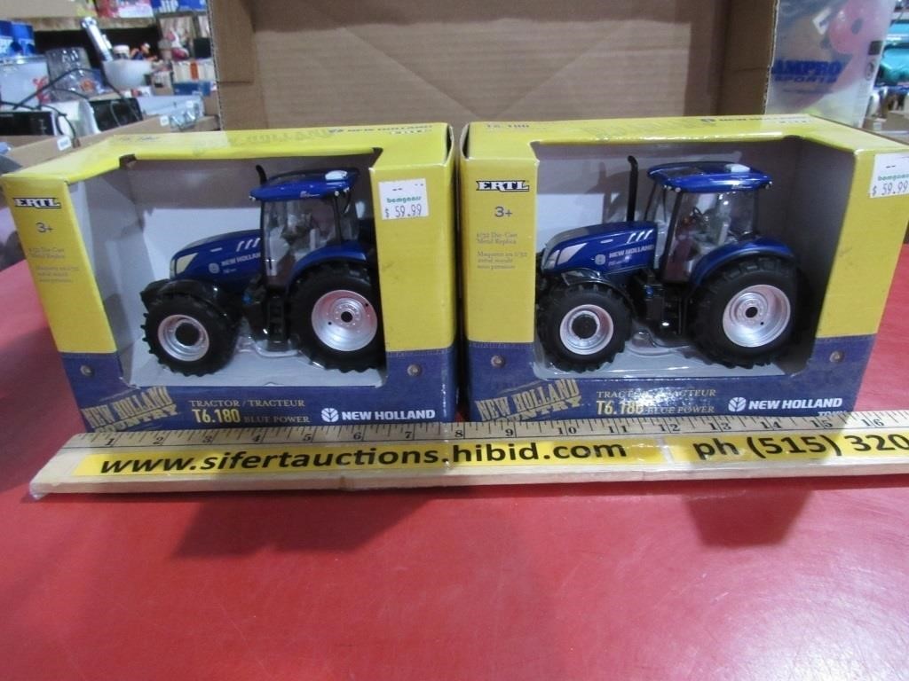 New Holland & Blue Power Tractors
