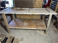 Homemade Workbench, 37.5 h x 76.5 l x 29.5w