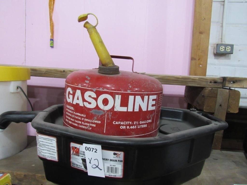 Gas Can & Drain Pan