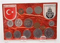 Collection de pièces de la Turquie, neuves