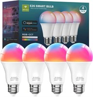 Smart LED Light Bulbs 4 Pack