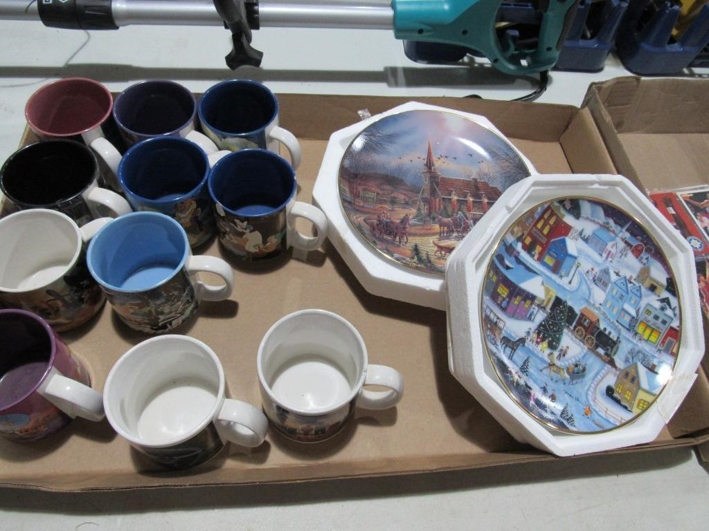 Disney & Star Trek Mugs - Collector Plates NO SHIP