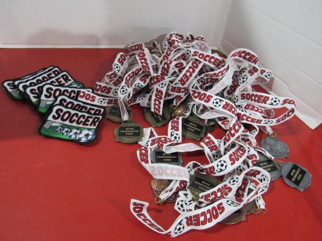 Soccer Tournament Lanyards, Medals and Patches