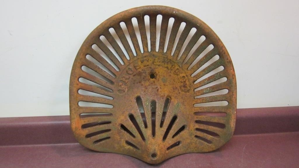 Cast Iron Implement Seat Frost And Wood