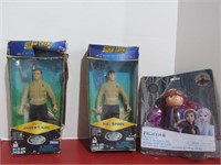 Spock and Captain Kirk Action Figures