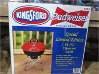 Budweiser 14 1/2" Charcoal Barbecue Grill