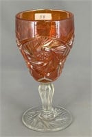Buzz Saw & File 6 1/2" water goblet - marigold