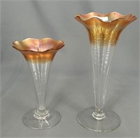 Pair of vases - marigold