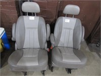 Two Gray VAN Passenger Seats