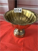 Brass Pedestal Bowl U232
