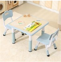 ($120) Kids Table and 2 Chairs Set, Heigh