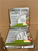 Two boxes Nexus peel & stick tile 40 sq ft total