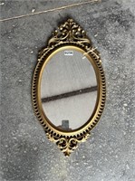 Oval Gold Framed Mirror U232