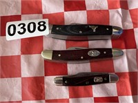 3 Pocket Knives U235