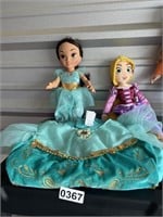 Jasmine Doll, Rapunzel Plush Doll, etc U236