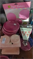 Lot of party supplies