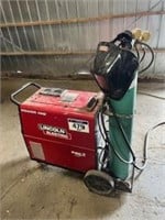 LINCOLN POWER MIG 256 WELDER - TANK NOT INCLUDED