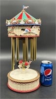 1999 Avon Christmas Carousel With Musical Chimes