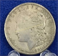 1921-S Morgan silver dollar