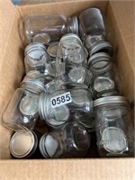 29 Glass Canning Jars U240