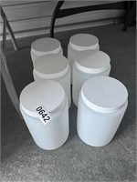 Six 3qt Food Storage Containers U241