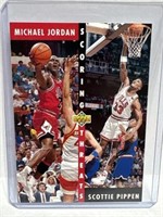 Michael Jordan Scottie Pippen 1992/93 Upper Deck S