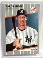 Aaron Judge 1989 Fleer style baseball card