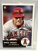 Mike Trout 1953 Topps style rookie card