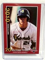 Mike Trout 2010 Rising Alumni #2 rookie card