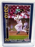 Mike Trout 2010 Rising Alumni #1 rookie card