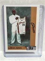 Lebron James NBA Draft rookie card