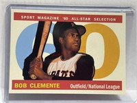 Roberto Clemente custom baseball card