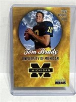 Tom Brady 1999 Rookie Phenoms Rookie Gold