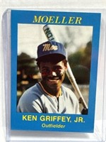 Ken Griffey Jr. 1987 Moeller High School rookie ca