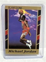 Michael Jordan Slam Dunk promo card