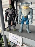 2 Action Figures/Hulk & Shark U238