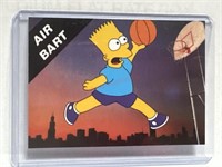 Bart Simpson Air Bart basketball card The Simpsons
