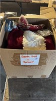 Box Lot of Santa Suit Deluxe Size Large Complete