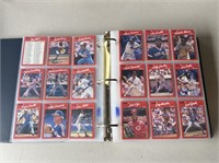 90 Donruss Baseball Cards w/Binder U245