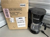 New Black & Decker 5 Cup Coffee Maker U245