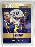 Joe Burrow 2018 Rookie Phenoms College Rookie card