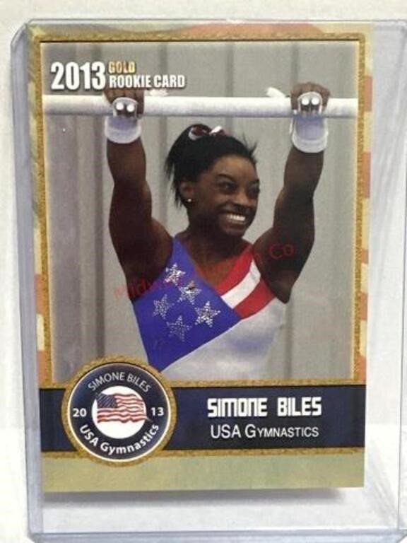 Simone Biles Sports Journal trading card