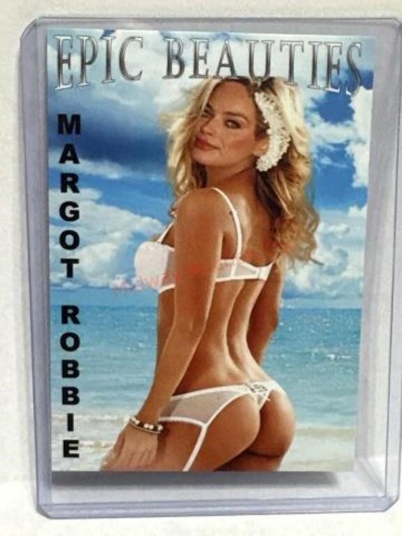 Margot Robbie Epic Beauties trading card